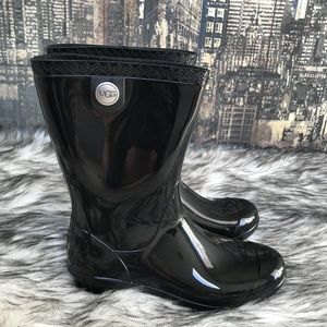 ✨🎄 Women’s UGG Sienna Mid Calf Rain Boot in Black